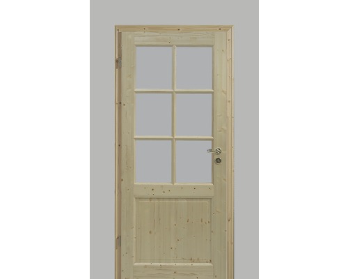 Porte maison de campagne Pertura Fengur épicéa 73,5x198,5 cm gauche 02/SP6 (sans vitre)