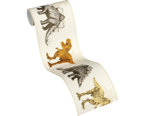 Rouleau de papier peint avec motifs de dinosaures