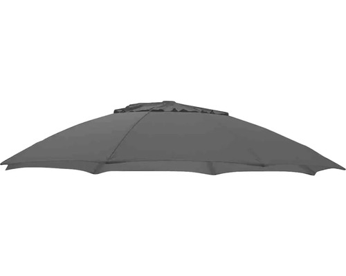 Toile pour parasol déporté Easy Sun Ø 375 cm anthracite
