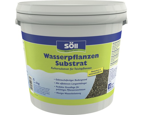 Substrat pour plantes aquatiques Söll pour plantes de bassin 6 kg