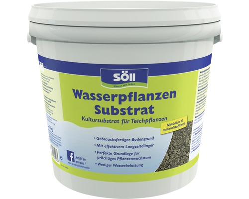 Substrat pour plantes aquatiques Söll pour plantes de bassin 12 kg