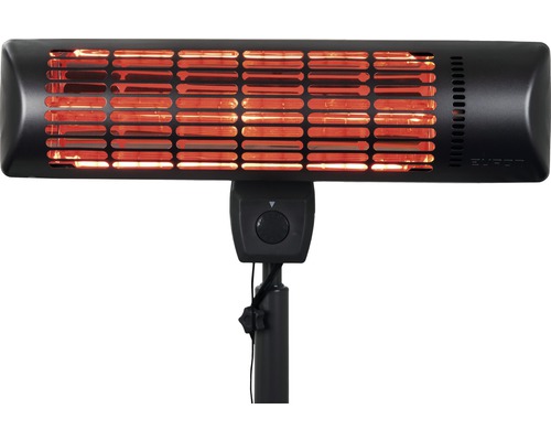 Elektrischer Heizstrahler mit Standfuß für den Außenbereich