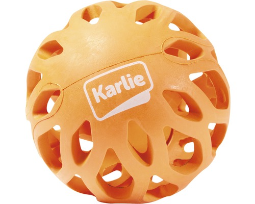 Jouet pour chien Karlie balle Koko 8 x 8 x 6,5 cm orange