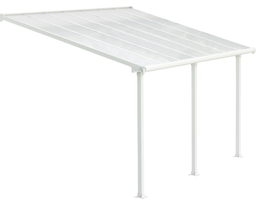 Toit de terrasse autoportant avec poteaux de support