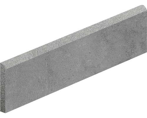 Plinthe HOMEtek anthracite mat 7,5 x 60 x 0,9 cm Contenu 3 pièces Bordure de béton avec bord arrondi