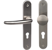 Garniture de poignée de porte en acier inoxydable avec rosace de clé