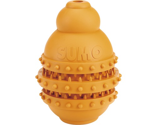 Hundespielzeug Karlie Sumo Play Dental 9x9x12 cm orange