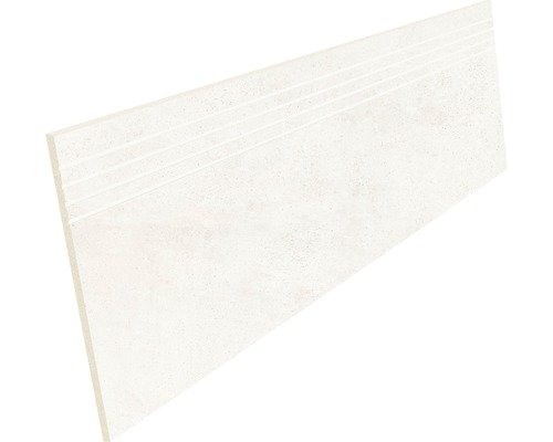 Marche en grès cérame fin HOMEtek Ivory mat 30 x 120 cm