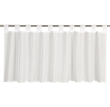 Scheibengardine Effecto weiss 48x140 cm