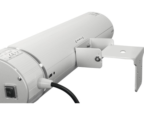 Detailansicht einer Heizstrahler-Halterung