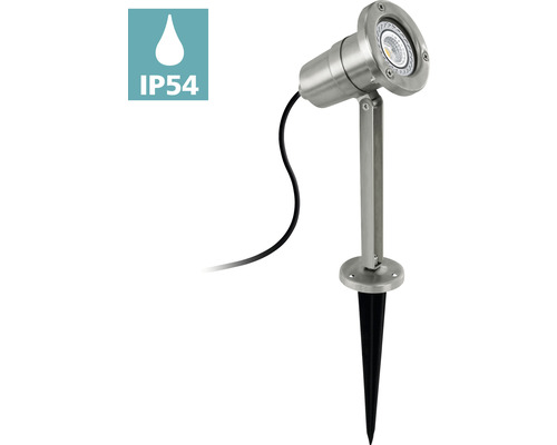 Gartenstrahler aus Metall mit Erdspieß