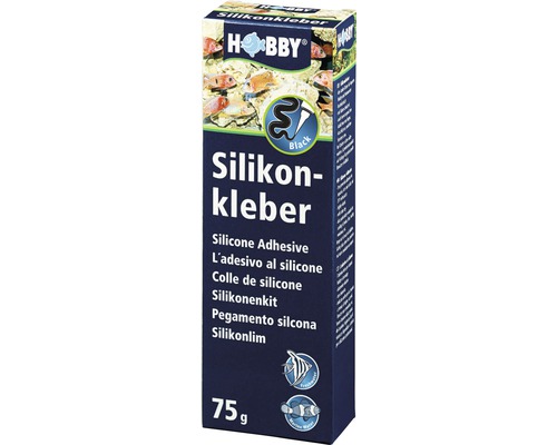 Silikonkleber HOBBY 72 ml schwarz Hobby Silikonkleber 75 Gramm Packung