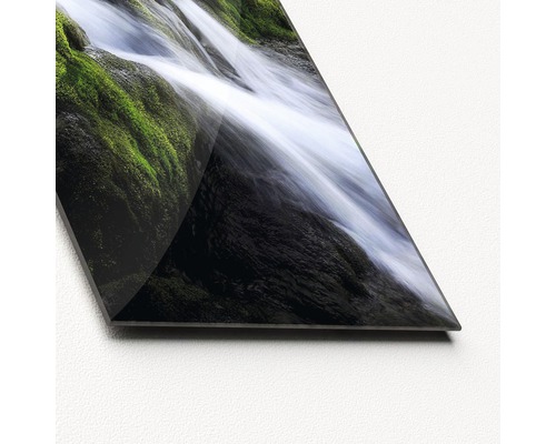 Image sur verre avec motif de cascade