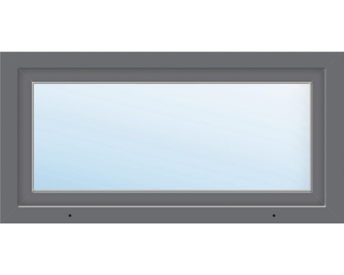 Kunststofffenster 1-flg. ARON Basic weiß/anthrazit 1050x700 mm DIN Rechts-0