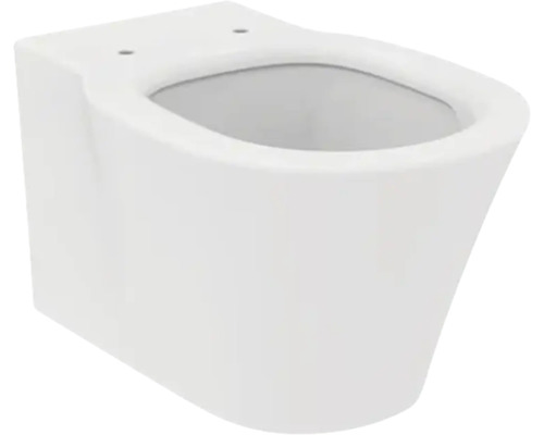 WC suspendu Ideal Standard Connect Air cuvette à fond creux sans bride de rinçage Aquablade blanc avec revêtement sans abattant WC E005401