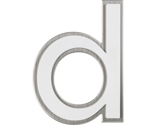 Lettre d en métal
