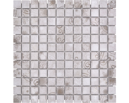 Mosaïque céramique Quadrat Laceo grey 30x30 cm