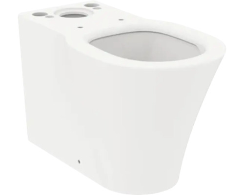 WC pour ensemble WC Ideal Standard Connect Air cuvette à fond creux sans bride de rinçage Aquablade blanc avec revêtement sans abattant WC E013701