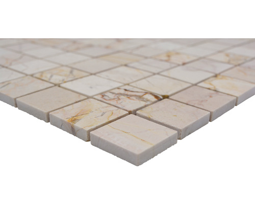 Mosaikfliesen aus Marmor im Detailansicht