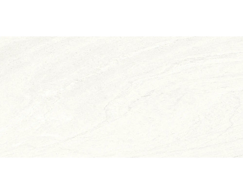 Feinsteinzeug Wand- und Bodenfliese Sahara blanco 45 x 90 cm