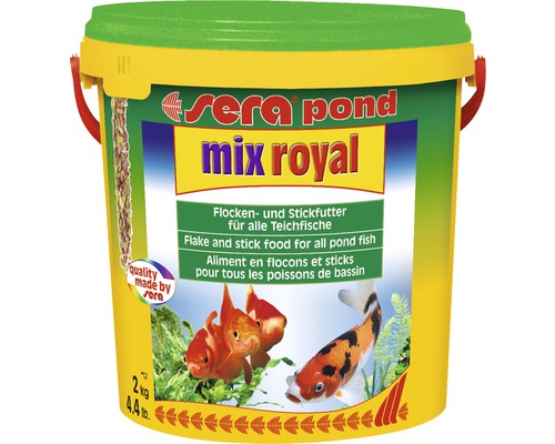 Nourriture pour poissons sera pond mix royal 10 l