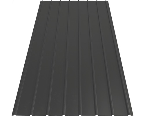 Tôle trapézoïdale PRECIT H12 gris anthracite RAL 7016 2000 x 910 x 0,4 mm