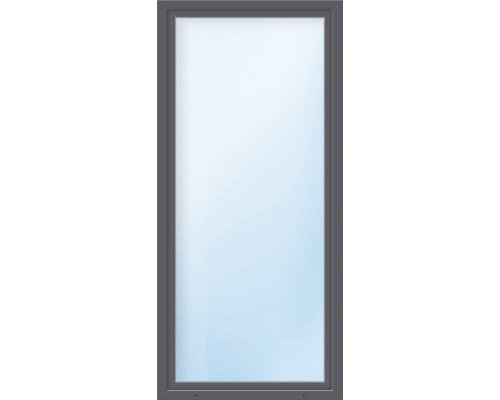 Porte de balcon en plastique ARON Basic blanc/anthracite 1000x1950 mm tirant gauche