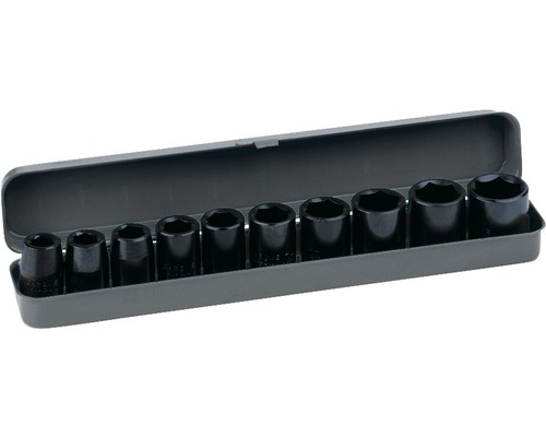 Jeu de clés à douille dans une boîte de rangement