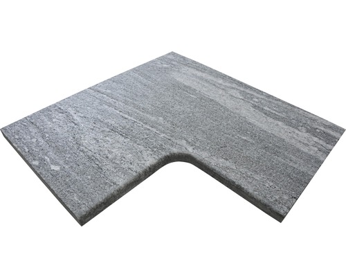 Plan de travail de cuisine d''angle en pierre