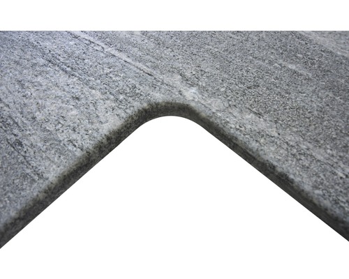 Plan de travail en granit avec coin arrondi