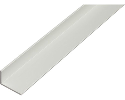 Profilé d'angle alu argent 40x10x2 mm, 2 m