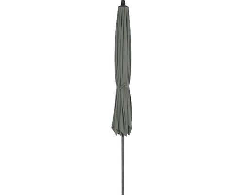 Parasol de jardin fermé avec pied en métal