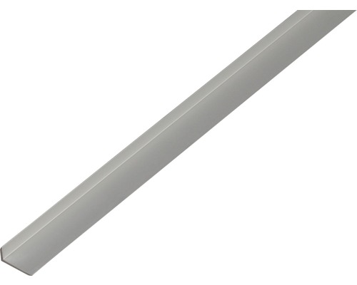 Profilé d'angle alu argent 14x10x1,5 mm, 2 m