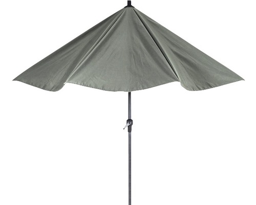 Geöffneter Gartenschirm mit Kurbelmechanismus