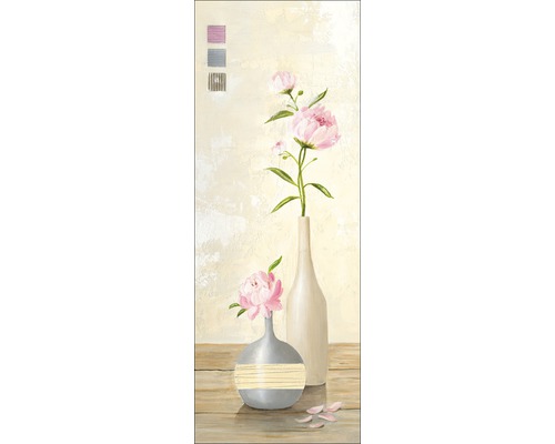 Tableau sur toile Flower Stilllife I 27x77 cm