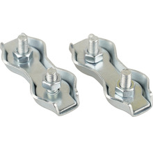 Pince Duplex 4-6 mm zingué 2 pièces