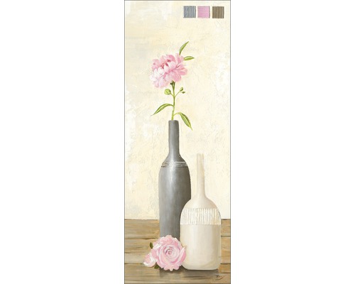 Tableau sur toile Flower Stilllife III 27x77 cm