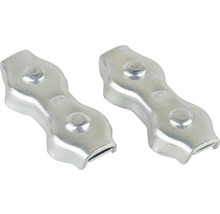 Pince Duplex 4-6 mm zingué 2 pièces