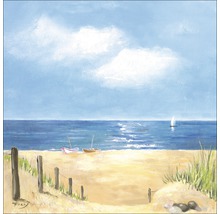 Leinwandbild Beach Atmosphere I 27x27 cm