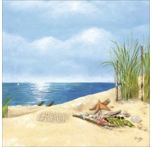 Leinwandbild Beach Atmosphere II 27x27 cm