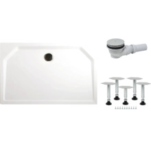 Kit complet receveur de douche SCHULTE ExpressPlus 90 x 160 x 3.5 cm blanc lisse EP20160 04-thumb-0