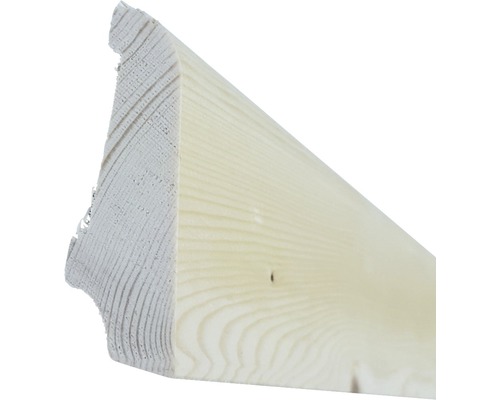 Profilé en bois en coupe transversale
