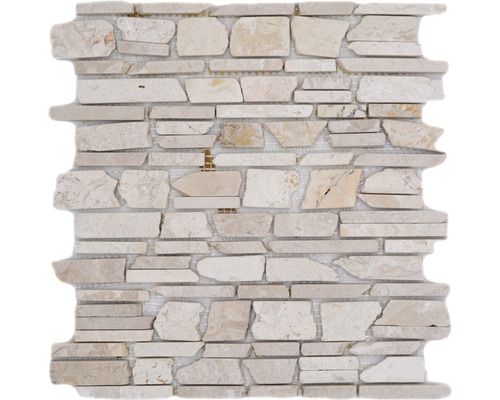 Bruchmosaik Uni Biancone 30,5 x 30,5 cm Bruchmosaik Uni Biancone 30,5 x 30,5 cm