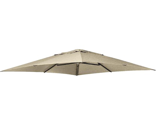Toile pour parasol déporté Easy Sun 320x320 cm taupe
