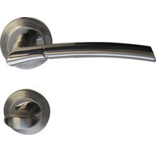 Edelstahl-Türdrücker mit Rosette