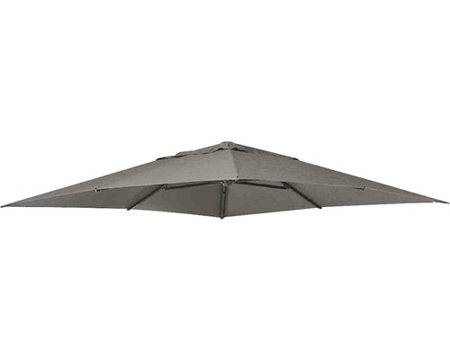 Toile pour parasol déporté Easy Sun 320x320 cm gris