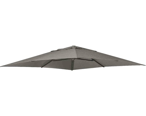 Schirmbespannung für Easy Sun Ampelschirm 320x320 cm grau Sonnenschirmdach für Sonnenschutz im Garten
