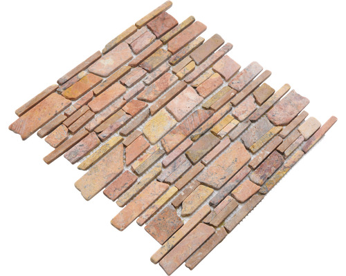 Mosaikfliese mit Steinstruktur