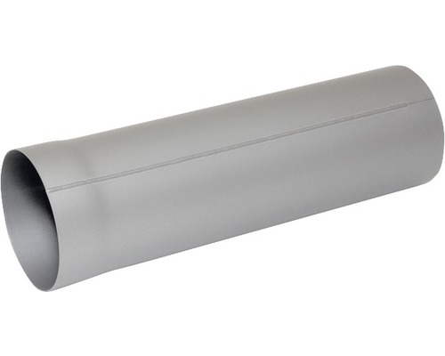 Conduit de poêle Standard Ø150 mm 0.50 m titane Tuyau métallique pour sanitaires