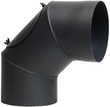 Coude de tuyau de poêle avec un angle de 45 degrés en acier